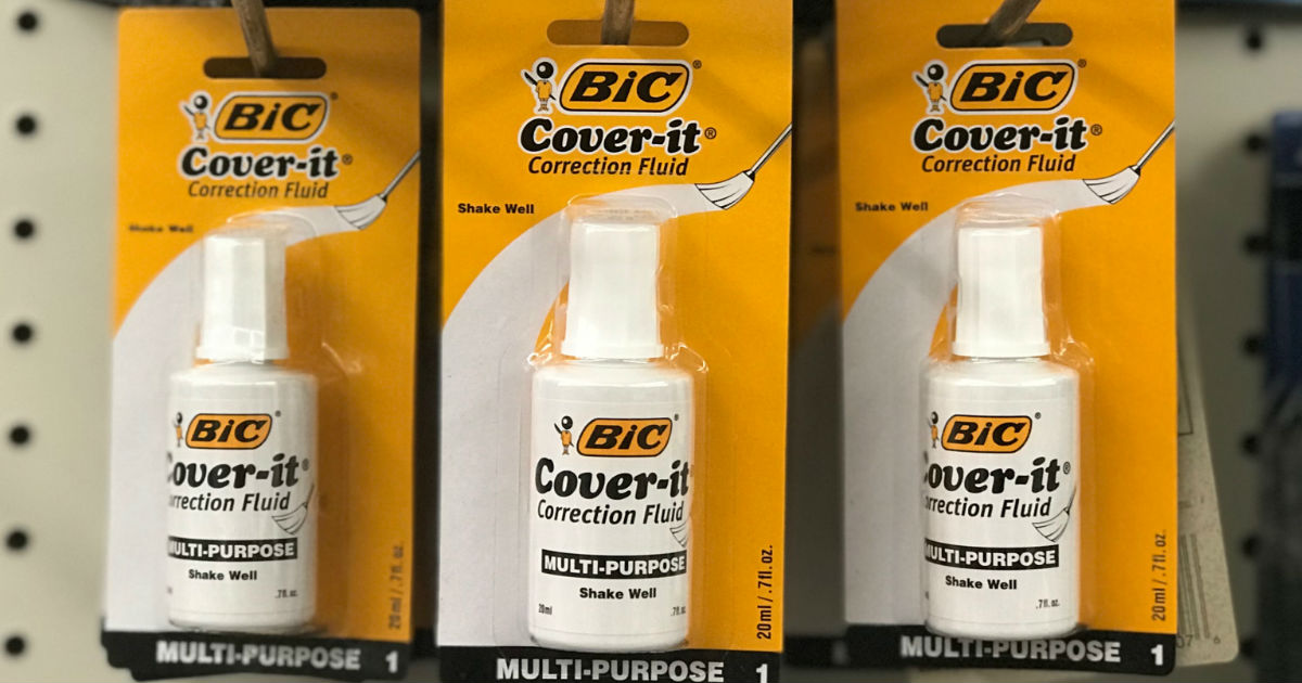 BIC Cover-it at Dollar Tree