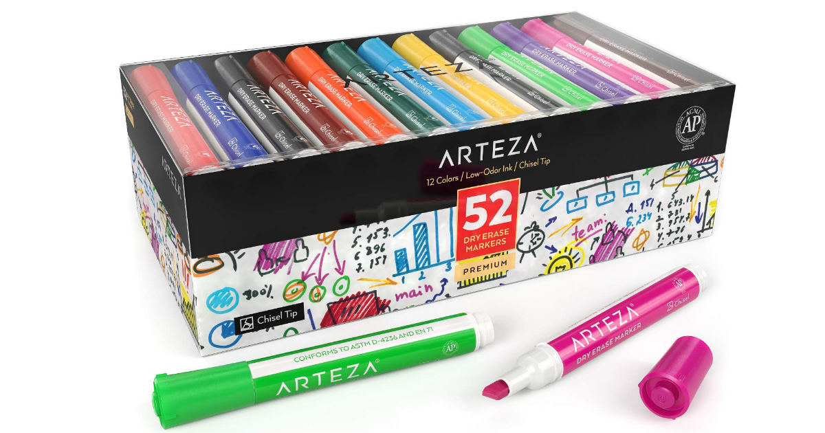 Arteza Dry Erase Markers on Amazon