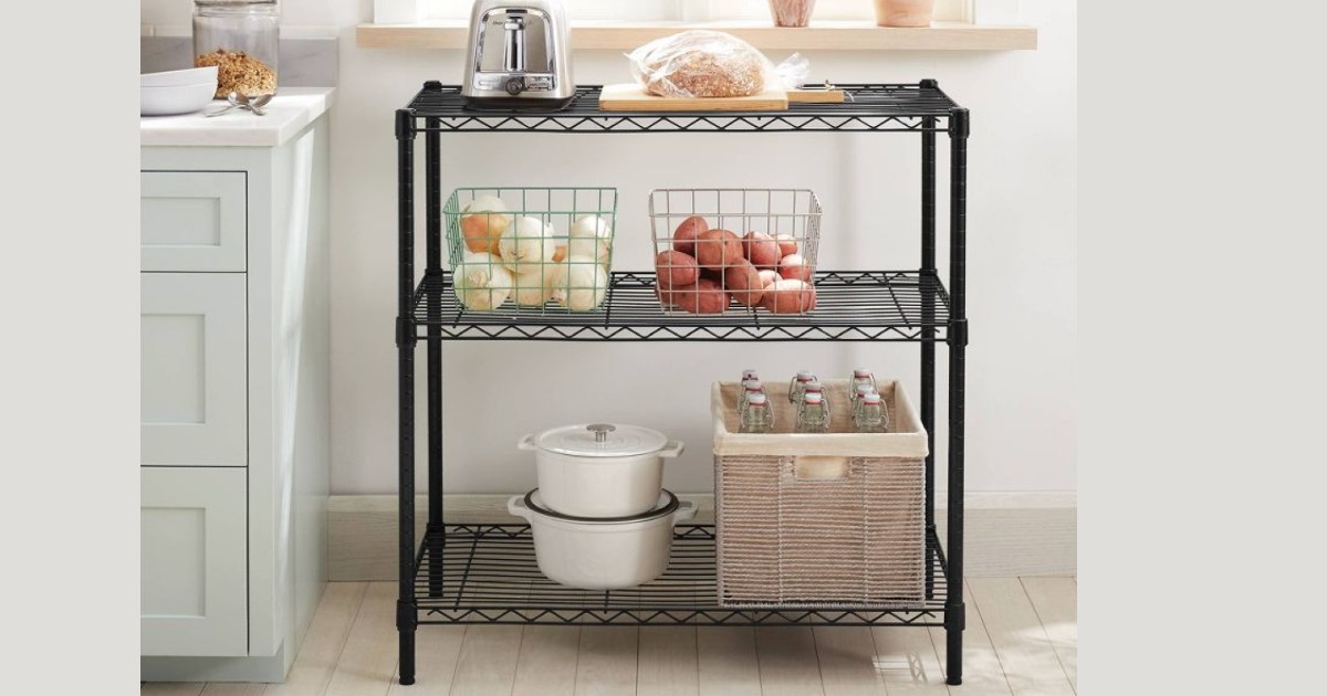 3 Tier Wide Wire Shelving at Target