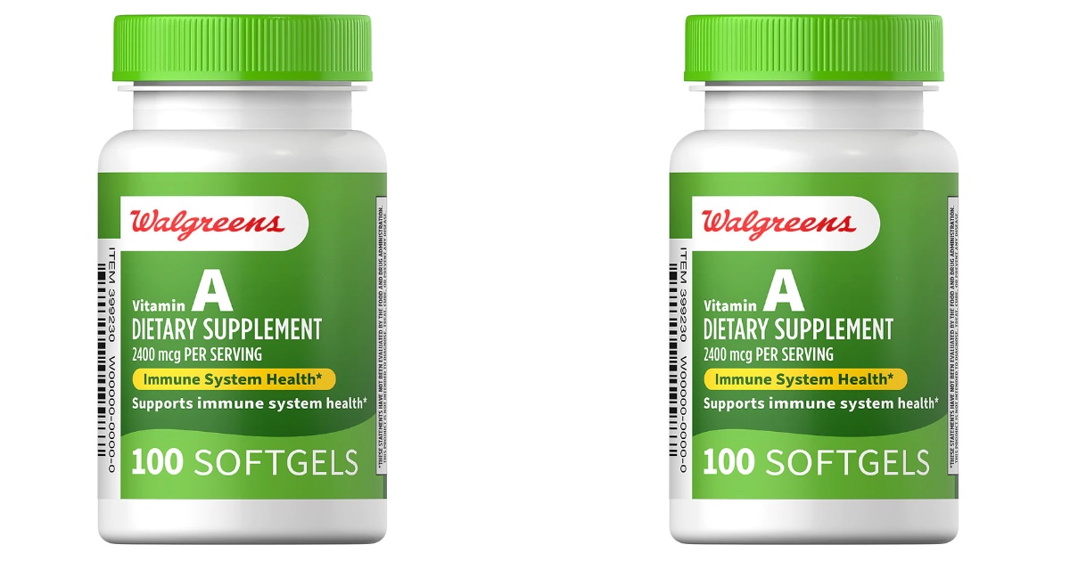 Vitamin A Tablets ONLY $0.07 (Reg. $4.29)