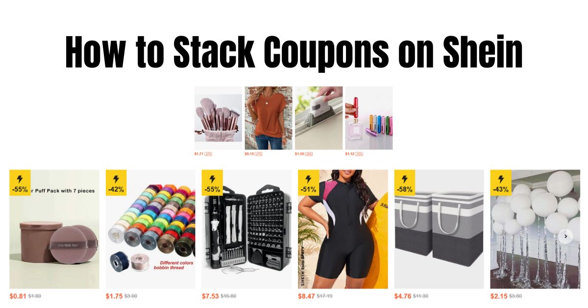 how to stack coupons on shein